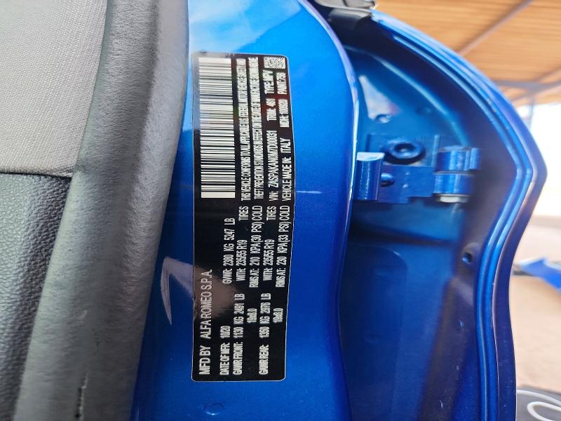 Photo 14 from auction – 2021 ALFA ROMEO STELVIO with VIN ZASPAKAN0M7D00031
