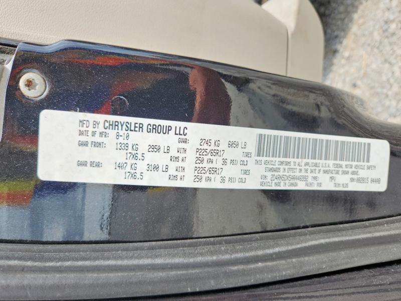 Photo 14 from auction – 2010 DODGE GRAND CARAVAN with VIN 2D4RN5DX5AR446992