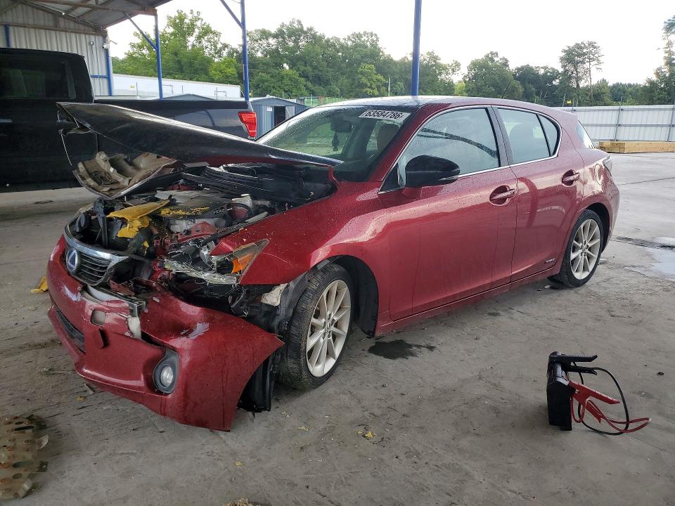 LEXUS CT 2011 with VIN JTHKD5BHXB2037799 - Photo from auction