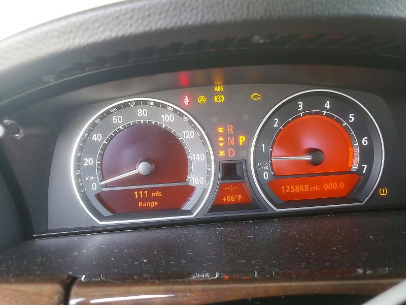 Photo 9 from auction – 2007 BMW 750 with VIN WBAHL835X7DT08356