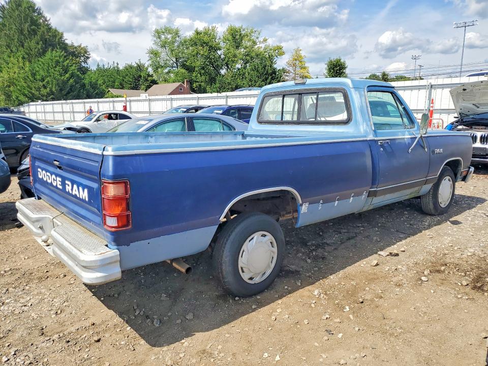 Photo 3 from auction – 1987 DODGE D-SERIES with VIN 1B7FD14H2HS437745