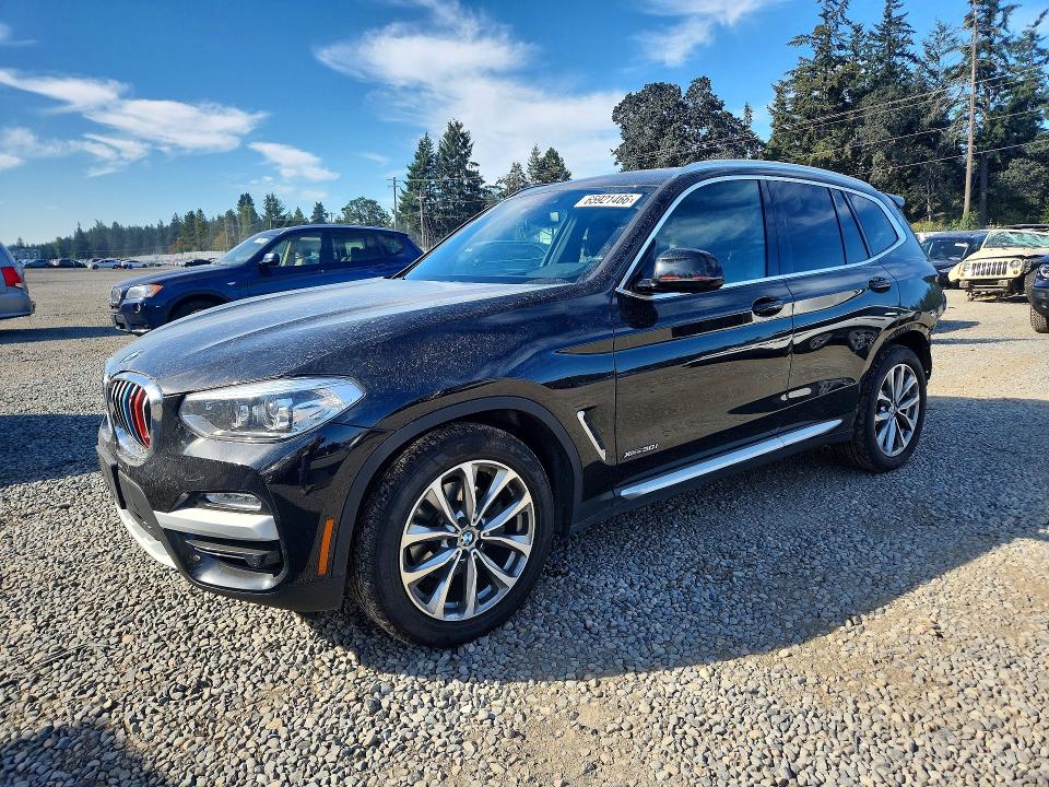 BMW X3 2018 with VIN 5UXTR9C58JLC79374 - Photo from auction