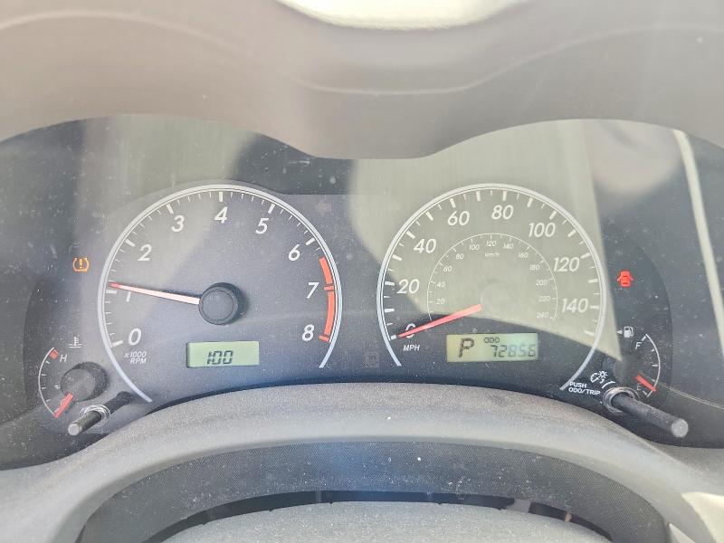Photo 9 from auction – 2009 TOYOTA COROLLA with VIN 2T1BU40E79C182833