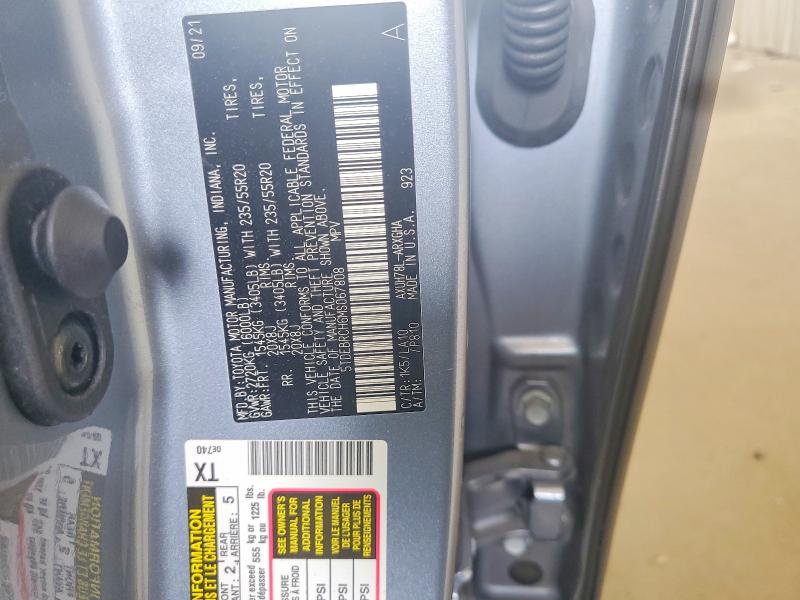 Photo 14 from auction – 2021 TOYOTA HIGHLANDER with VIN 5TDEBRCH6MS067808