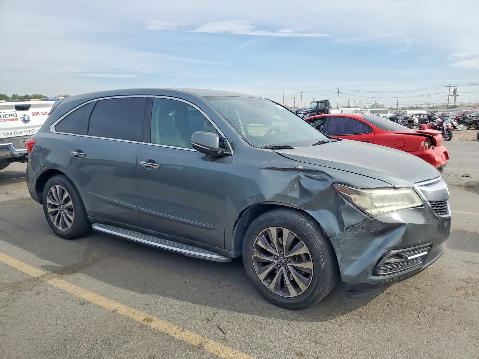 Foto 4 de la subasta – 2015 ACURA MDX con VIN 5FRYD3H66FB001244