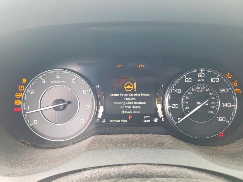 Photo 9 from auction – 2019 ACURA RDX with VIN 5J8TC2H50KL027203