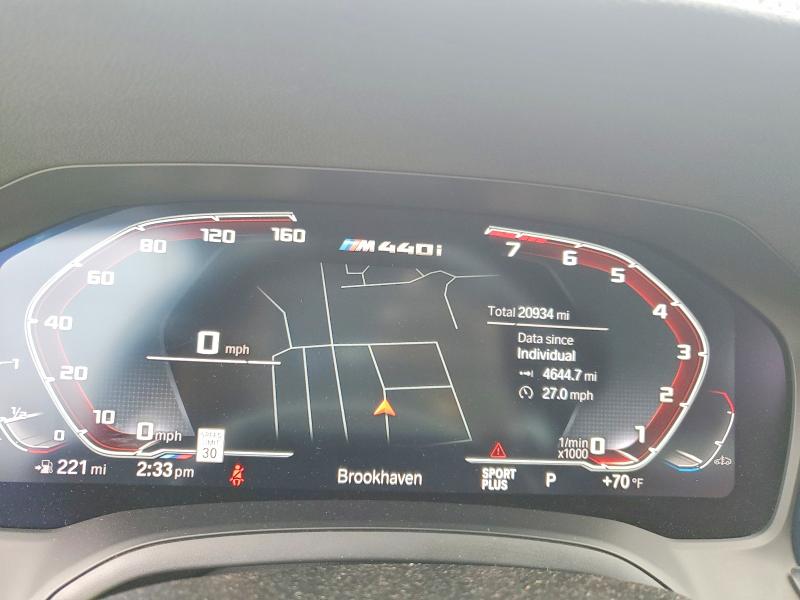 Photo 9 from auction – 2021 BMW M440XI with VIN WBA13AR03MCF57719