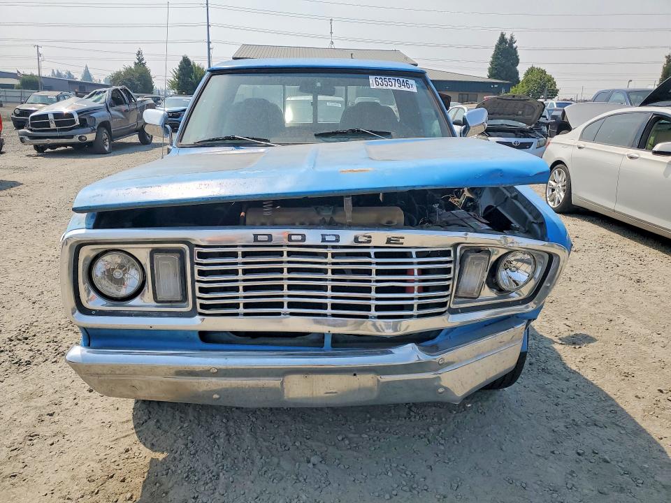 Photo 5 from auction – 1973 DODGE D100 1/2 TON with VIN D14AF3S134992