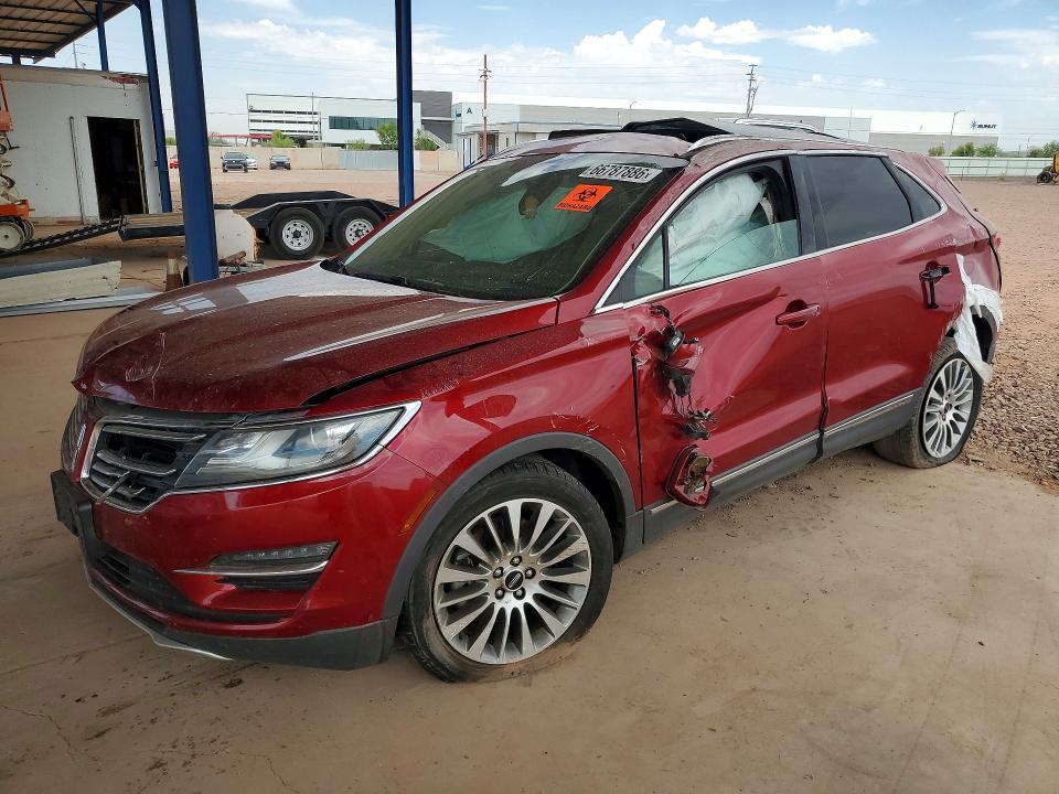 LINCOLN MKC 2017 with VIN 5LMCJ3C95HUL31367 - Photo from auction