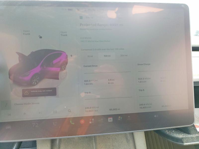 Photo 9 from auction – 2023 TESLA MODEL Y with VIN 7SAYGDEE7PA057642