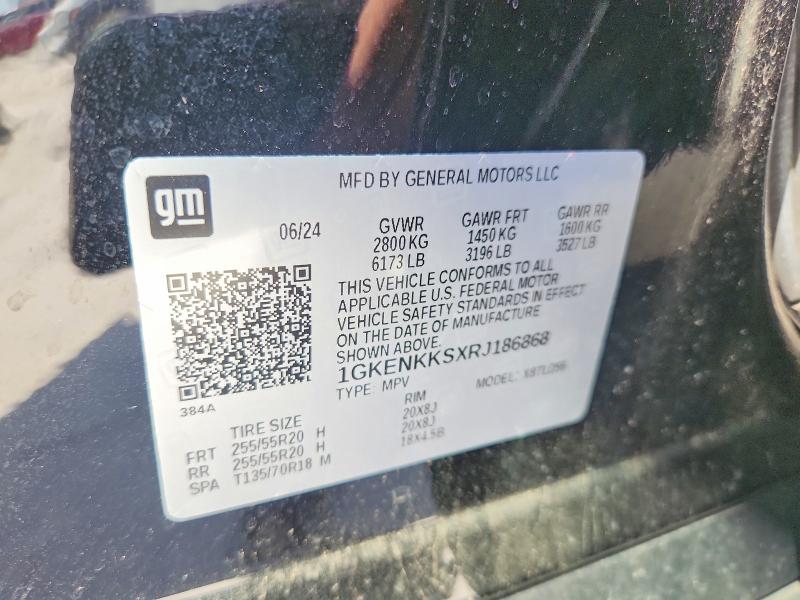 Photo 14 from auction – 2024 GMC ACADIA with VIN 1GKENKKSXRJ186868