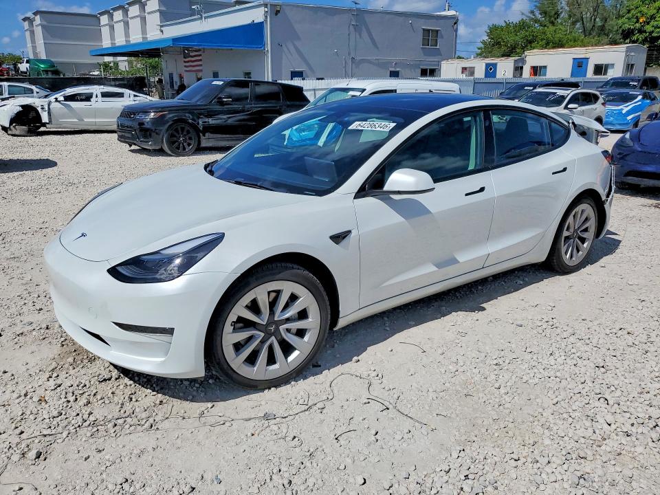 TESLA MODEL 3 2023 with VIN 5YJ3E1EA7PF430528 - Photo from auction