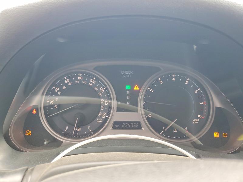 Photo 9 from auction – 2007 LEXUS IS with VIN JTHBE262072012547