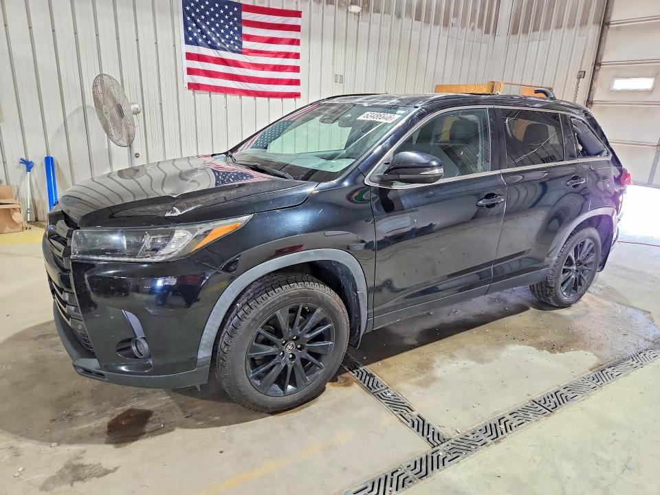 Photo 1 from auction – 2019 TOYOTA HIGHLANDER with VIN 5TDJZRFHXKS734706