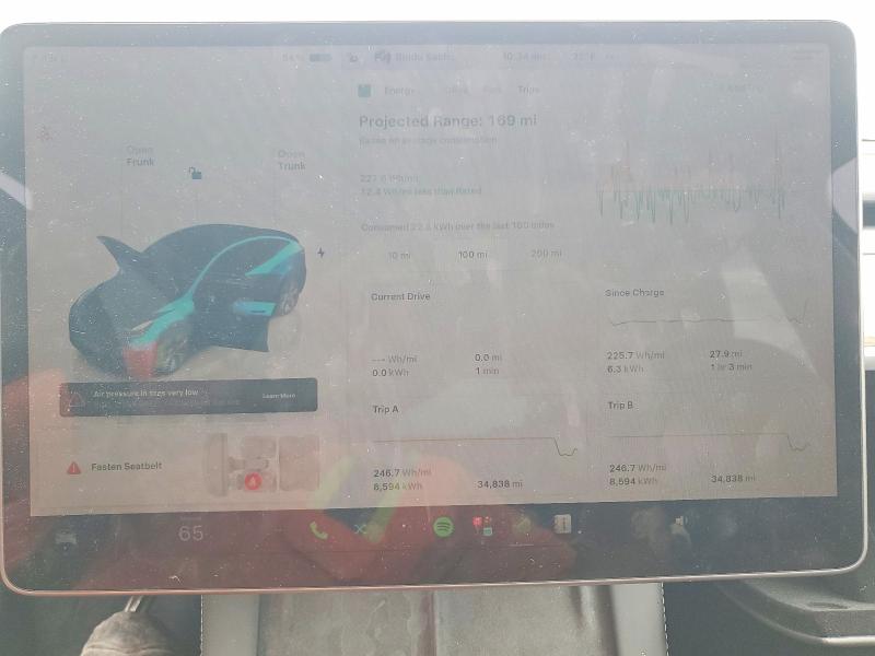 Photo 9 from auction – 2023 TESLA MODEL Y with VIN 7SAYGDEE5PA098593