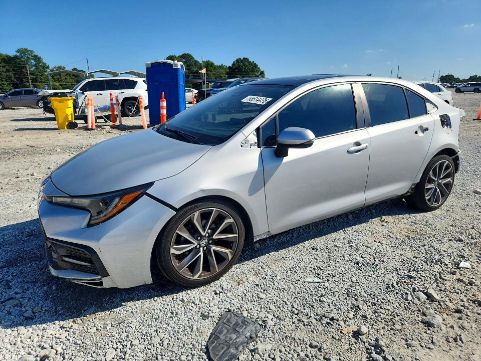 TOYOTA COROLLA 2021 with VIN 5YFP4MCE2MP078826 - Photo from auction