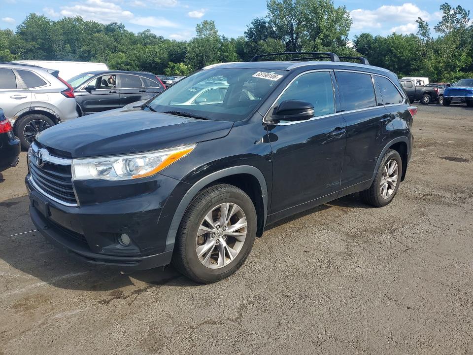 TOYOTA HIGHLANDER 2014 with VIN 5TDJKRFH6ES062426 - Photo from auction