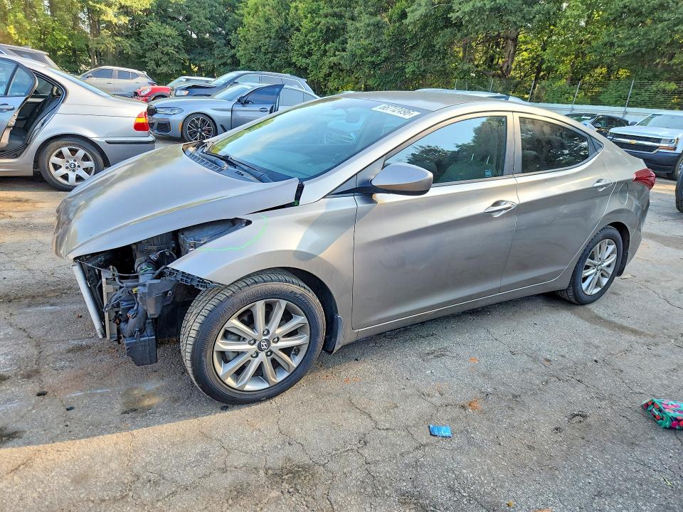 HYUNDAI ELANTRA 2014 with VIN 5NPDH4AE5EH535637 - Photo from auction