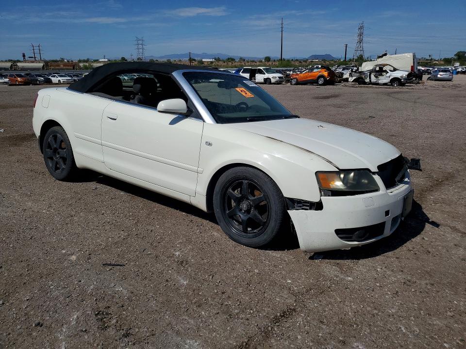 Photo 4 from auction – 2005 AUDI A4 with VIN WAUDT48H45K009254