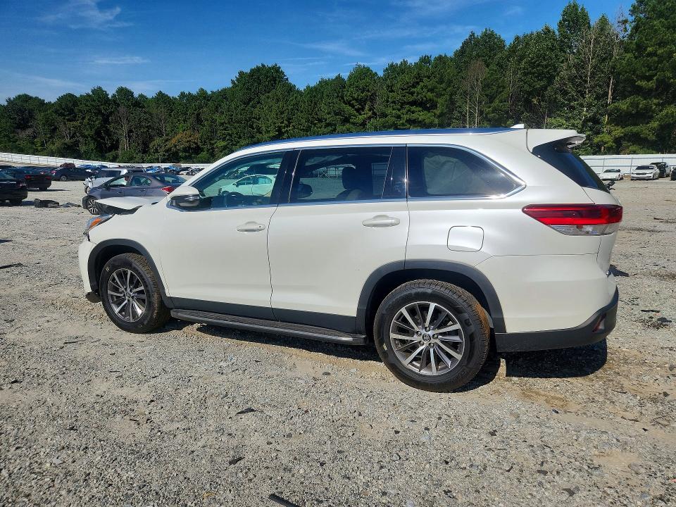 Photo 2 from auction – 2019 TOYOTA HIGHLANDER with VIN 5TDKZRFH2KS552423