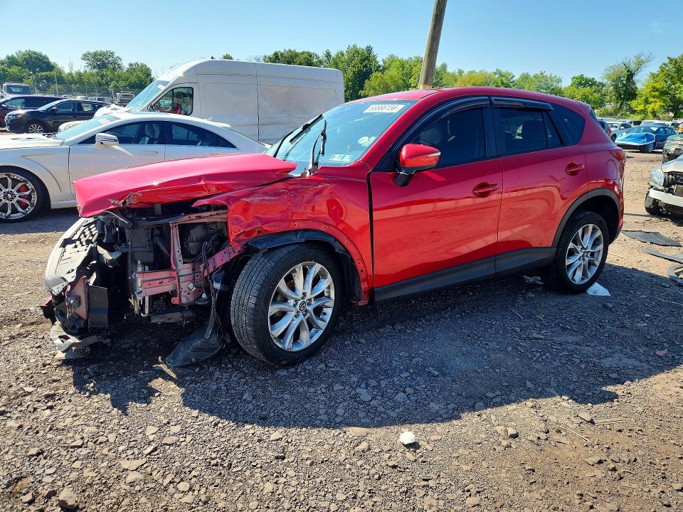 MAZDA CX-5 2015 with VIN JM3KE4DY7F0518642 - Photo from auction