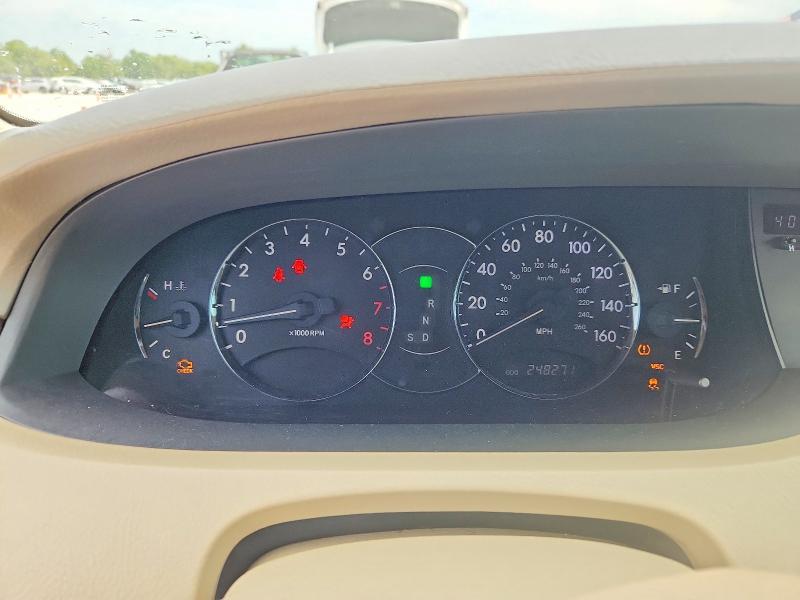 Photo 9 from auction – 2008 TOYOTA AVALON with VIN 4T1BK36B78U262918