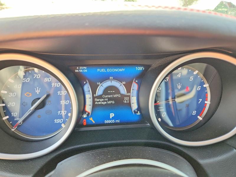 Photo 9 from auction – 2017 MASERATI GHIBLI with VIN ZAM57XSS9H1249763