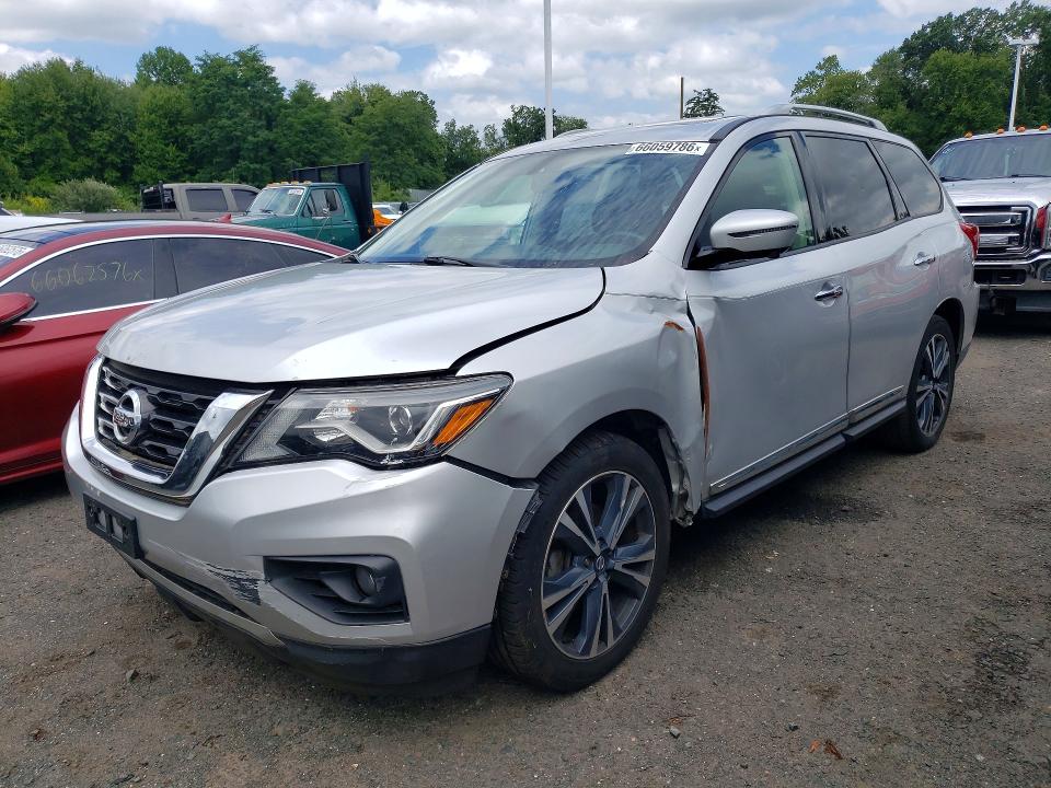 NISSAN PATHFINDER 2019 with VIN 5N1DR2MM6KC618663 - Photo from auction