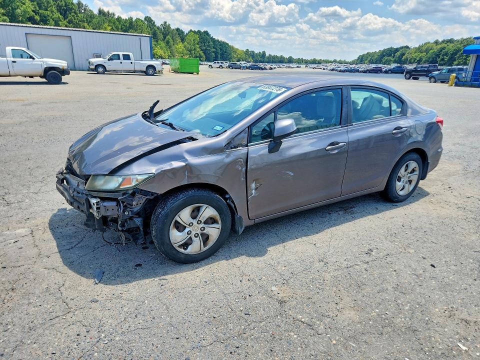 HONDA CIVIC 2013 with VIN 19XFB2F53DE095606 - Photo from auction