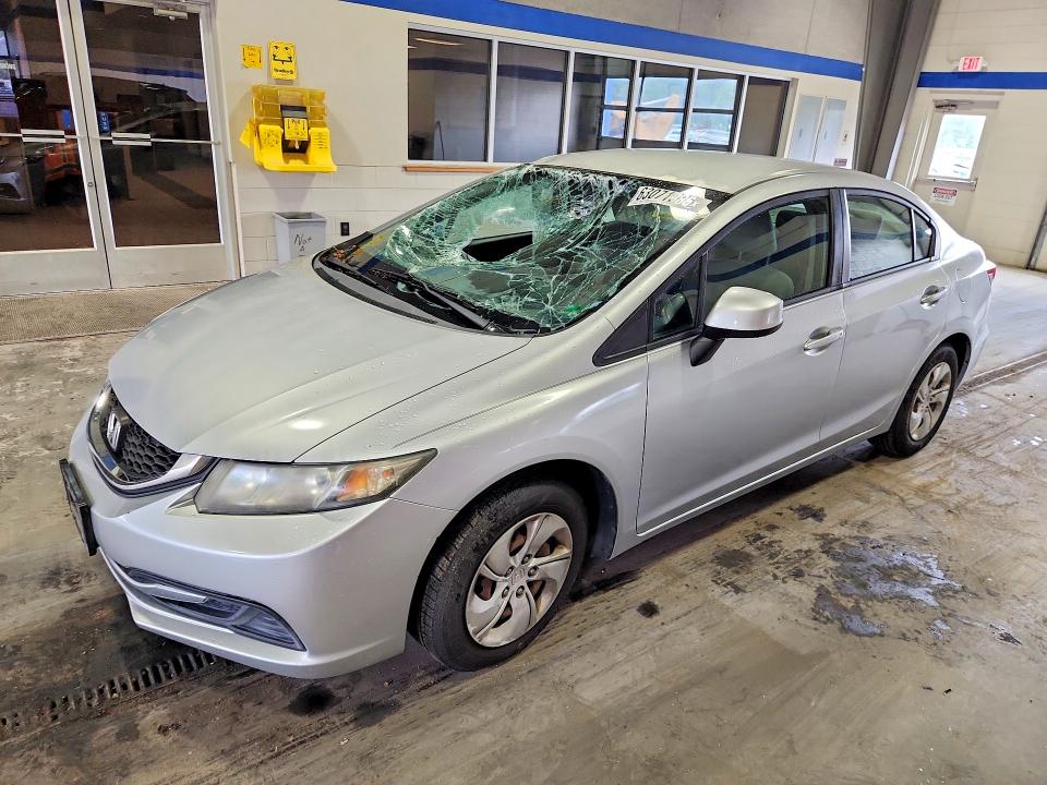 HONDA CIVIC 2013 with VIN 2HGFB2F57DH570289 - Photo from auction