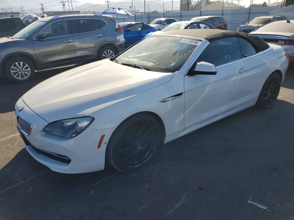 BMW 650 2012 with VIN WBALZ3C54CDL70289 - Photo from auction