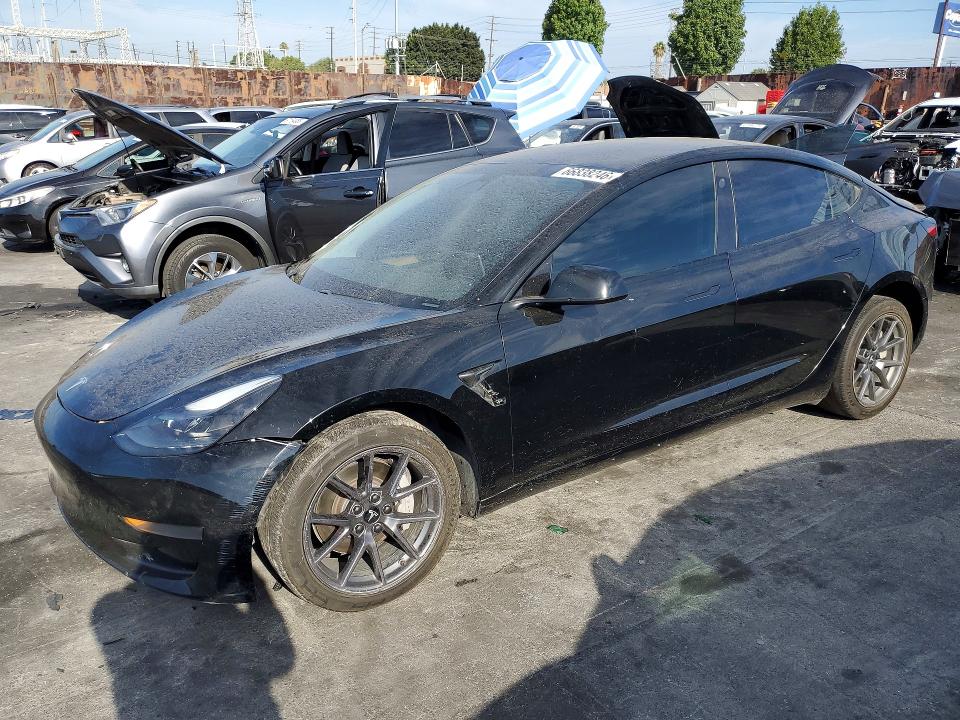 TESLA MODEL 3 2021 with VIN 5YJ3E1EA0MF986787 - Photo from auction