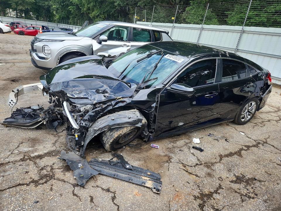 HONDA CIVIC 2017 with VIN 19XFC2F59HE230350 - Photo from auction