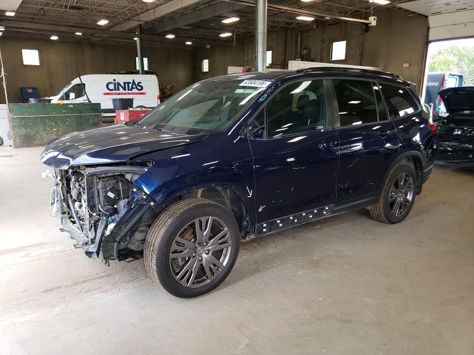 HONDA PILOT 2022 with VIN 5FNYF6H3XNB046785 - Photo from auction