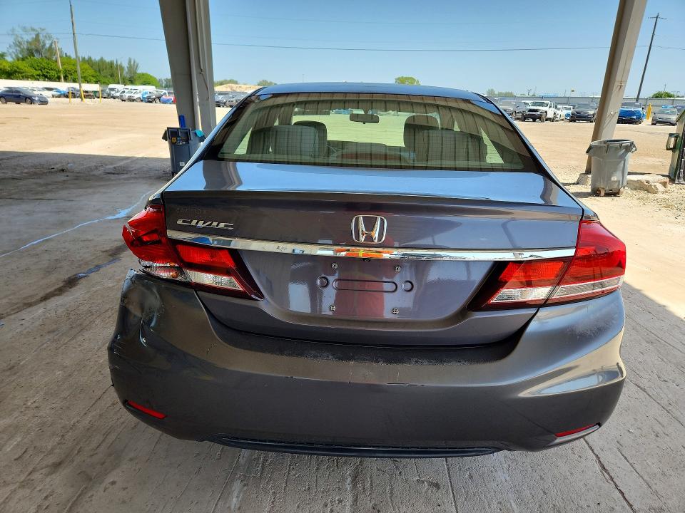 Photo 6 from auction – 2014 HONDA CIVIC with VIN 19XFB2F59EE034553