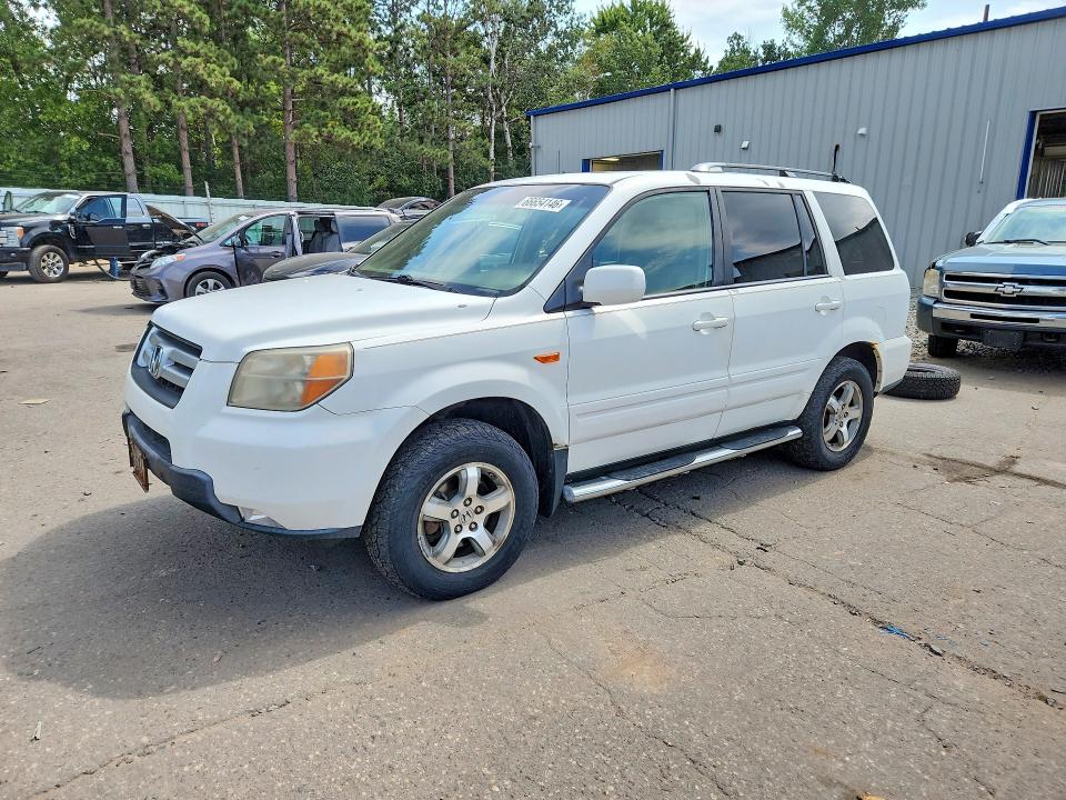 HONDA PILOT 2007 with VIN 5FNYF18797B014838 - Photo from auction