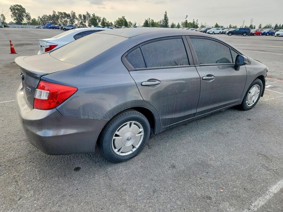 Photo 3 from auction – 2012 HONDA CIVIC with VIN 2HGFB2F61CH519605