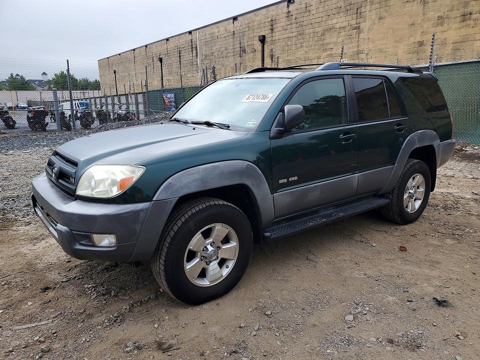 TOYOTA 4RUNNER 2003 with VIN JTEBT14R530006696 - Photo from auction