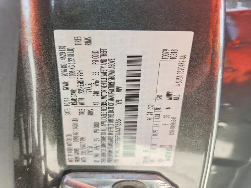 Photo 14 from auction – 2015 FORD ESCAPE with VIN 1FMCU0F76FUA37556