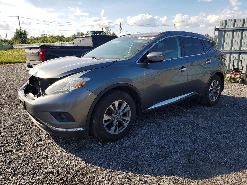 NISSAN MURANO 2016 with VIN 5N1AZ2MGXGN102444 - Photo from auction
