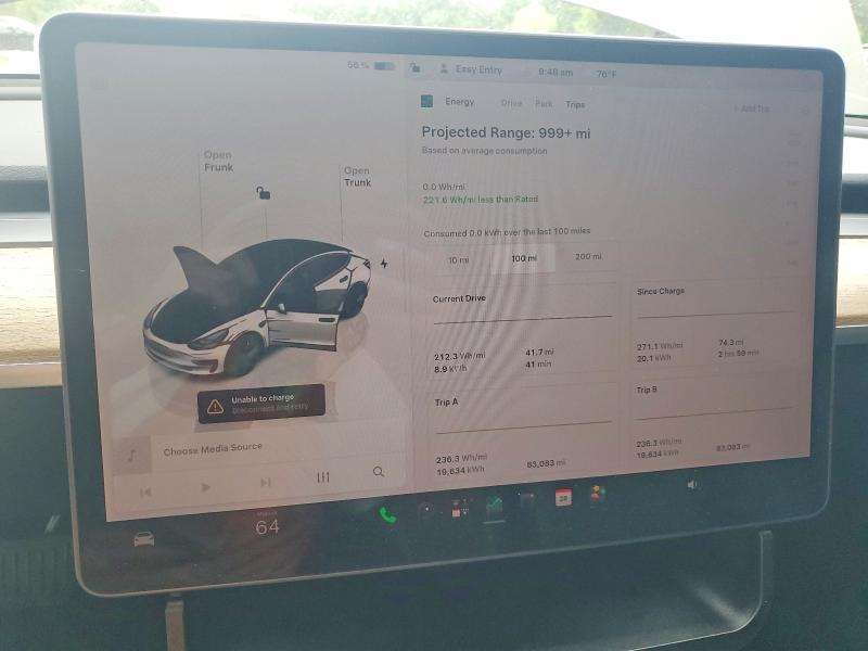 Фото 9 с аукциона – 2022 TESLA MODEL 3 с VIN 5YJ3E1EA4NF244071