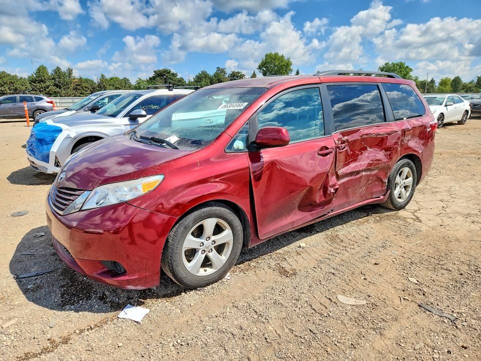 TOYOTA SIENNA 2015 with VIN 5TDKK3DC9FS656874 - Photo from auction
