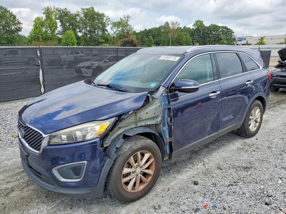 KIA SORENTO 2016 with VIN 5XYPG4A39GG113993 - Photo from auction