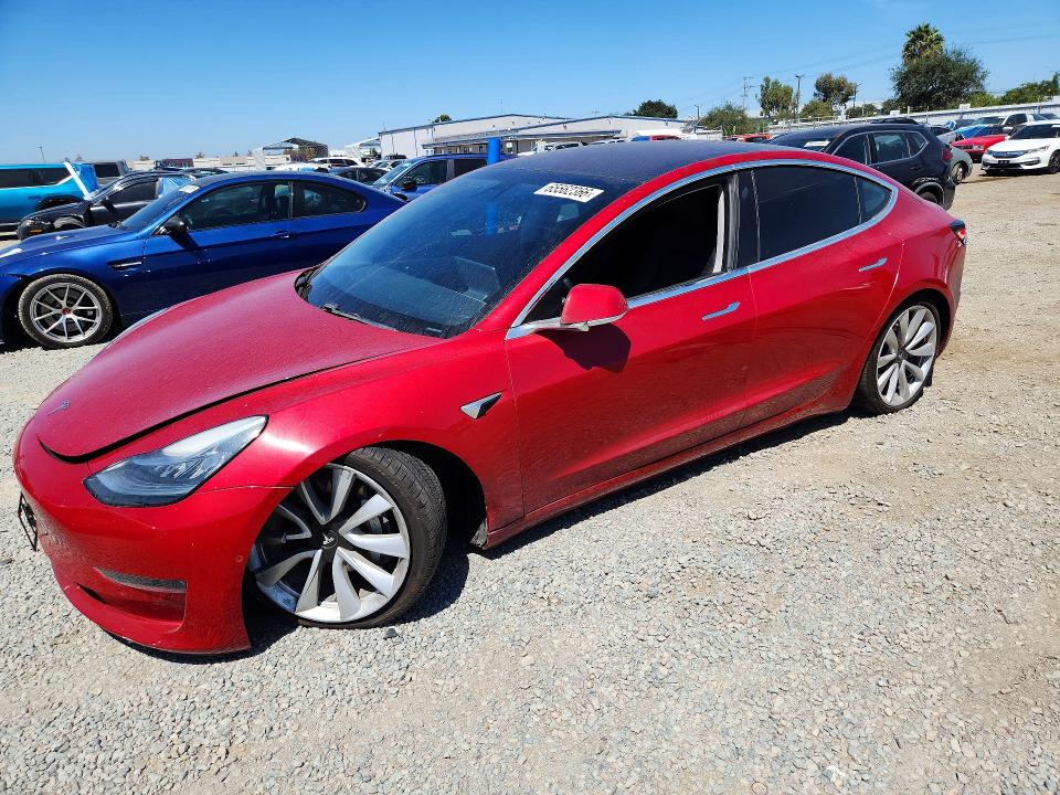 TESLA MODEL 3 2018 with VIN 5YJ3E1EA9JF024371 - Photo from auction