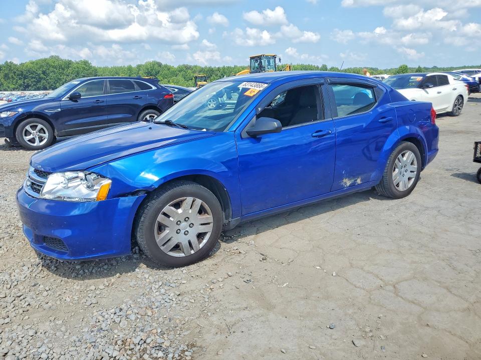 DODGE AVENGER 2013 with VIN 1C3CDZAB3DN622837 - Photo from auction