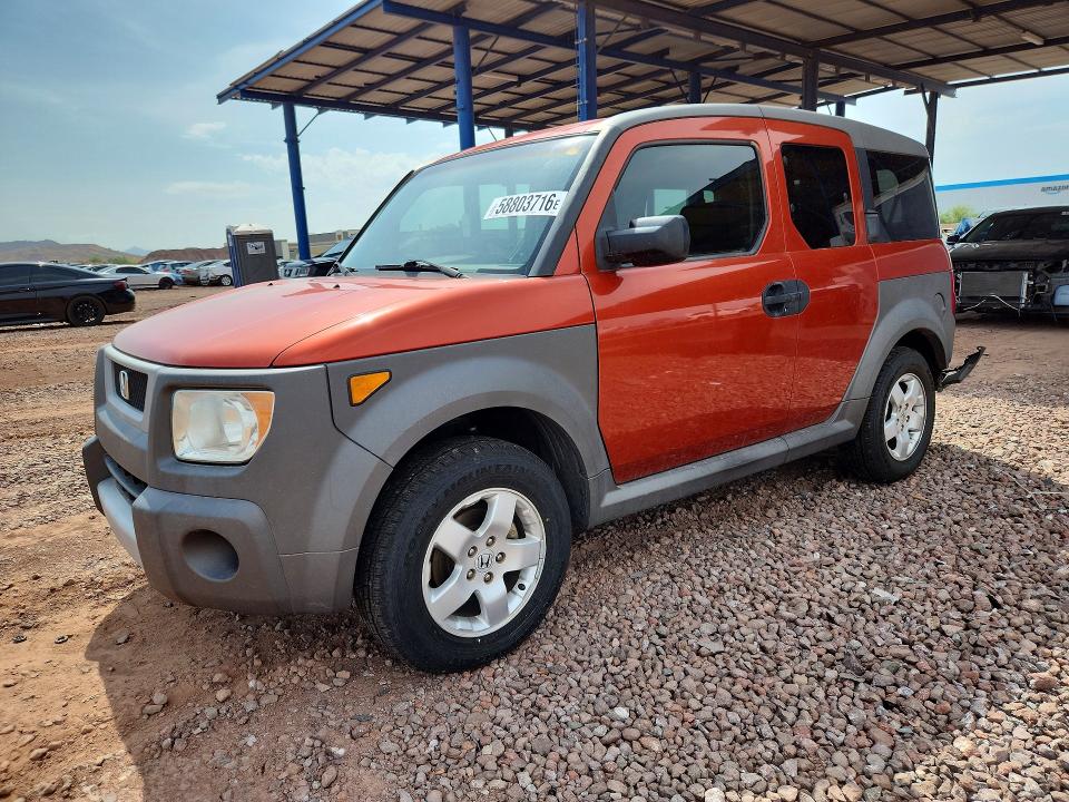 HONDA ELEMENT 2005 with VIN 5J6YH18695L008849 - Photo from auction