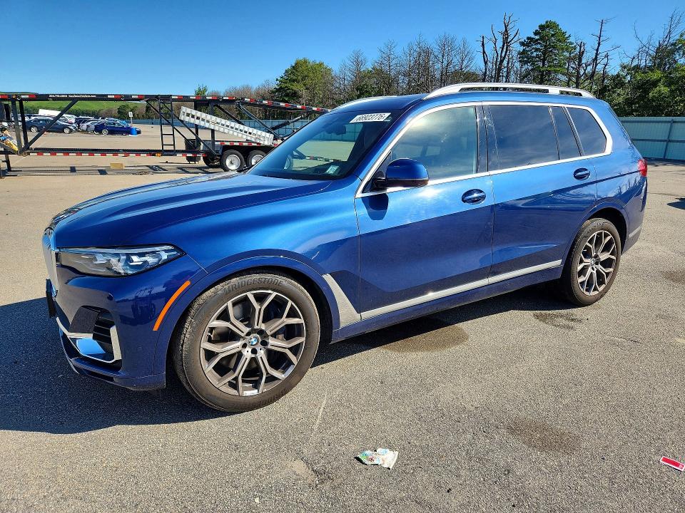 BMW X7 2020 with VIN 5UXCW2C02L9D35619 - Photo from auction