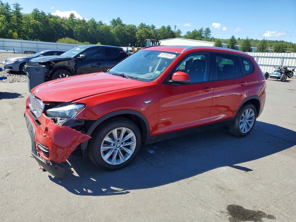 BMW X3 2015 with VIN 5UXWX9C55F0D52518 - Photo from auction