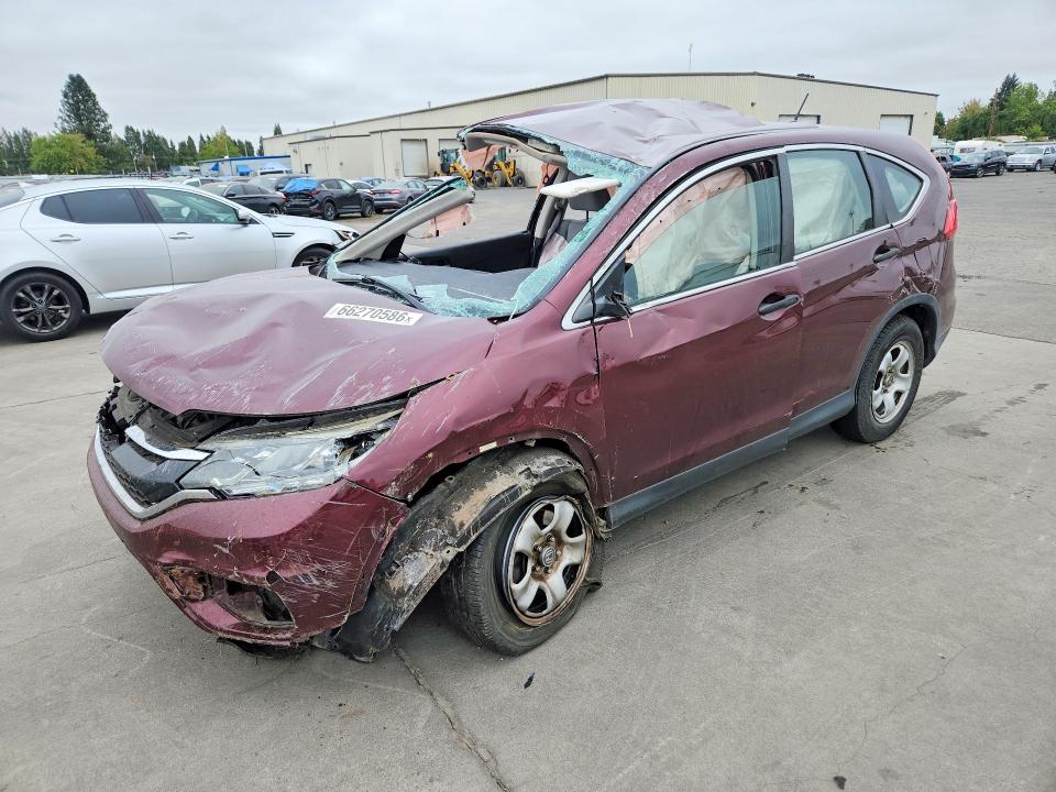 HONDA CR-V 2015 with VIN 2HKRM4H38FH642818 - Photo from auction