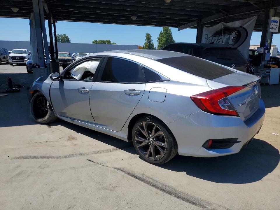 Photo 2 from auction – 2019 HONDA CIVIC with VIN 19XFC2F83KE214372